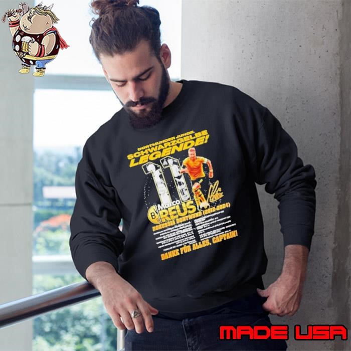 Dortmunder Junge Schwarzgelbe Legende Marco Reus 2012-2024 Signature Sweatshirt
