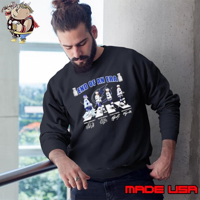 End Of An Era Tampa Bay Lightning Go On The Road Signatures Sweatshirt