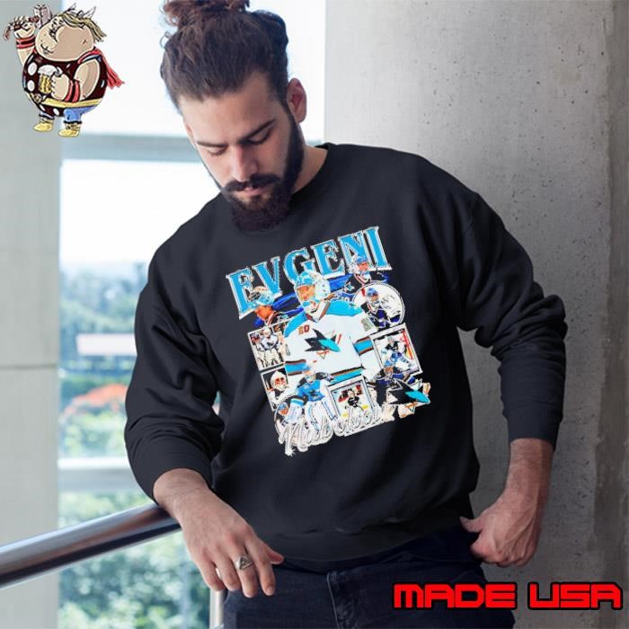 Evgeni Nabokov San Jose Sharks Hockey Jersey Sweatshirt