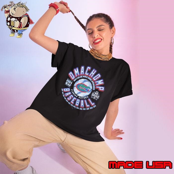 Florida Gators Omachomp 2024 Men’s College World Series Ladies tee