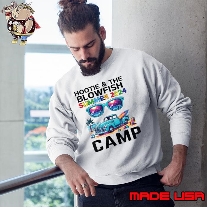Hootie And The Blowfish Summer 2024 Camping With Trucks Glasses Sweatshirt