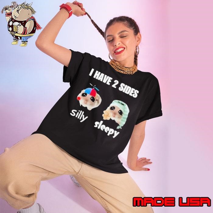 I Have 2 Sides Silly Sleepy Cringey Ladies tee