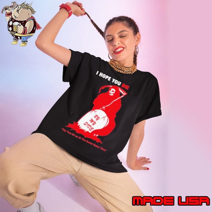 I Hope You Die By My Side By Renaissance Man Ladies tee