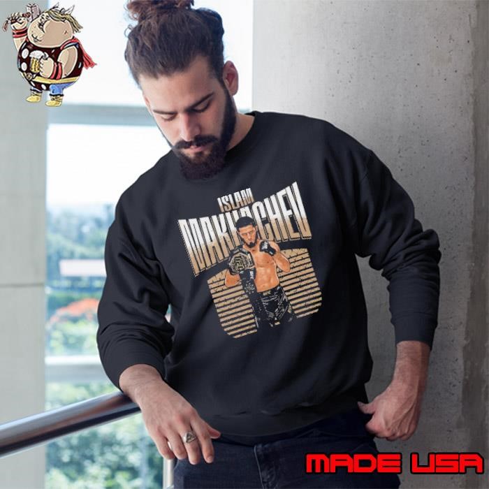 Islam Makhachev Russian professional mixed martial artist Champion Pose Sweatshirt