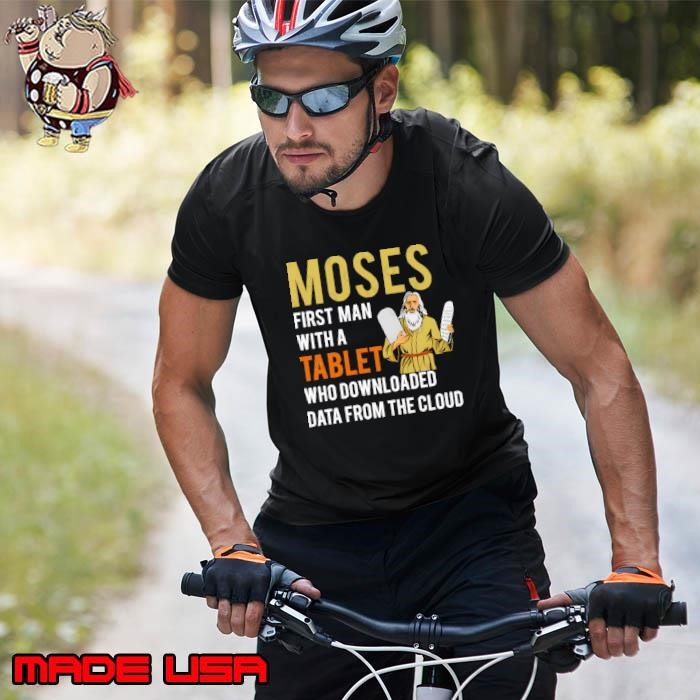 Jewish Passover Moses First man With A Tablet Data Cloud Computing Unisex