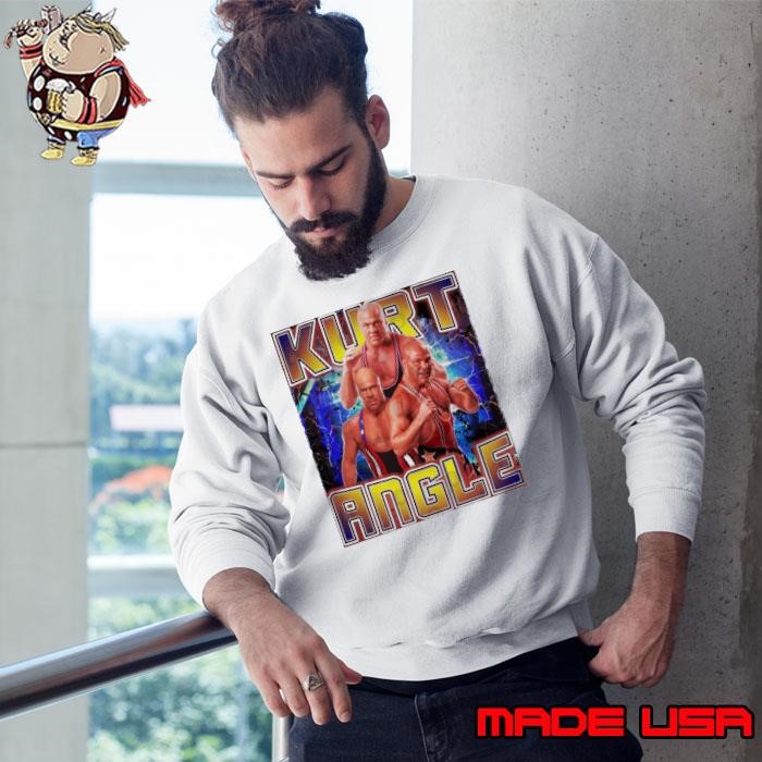 KURT ANGLE American retired professional wrestler, former amateur wrestler Sweatshirt