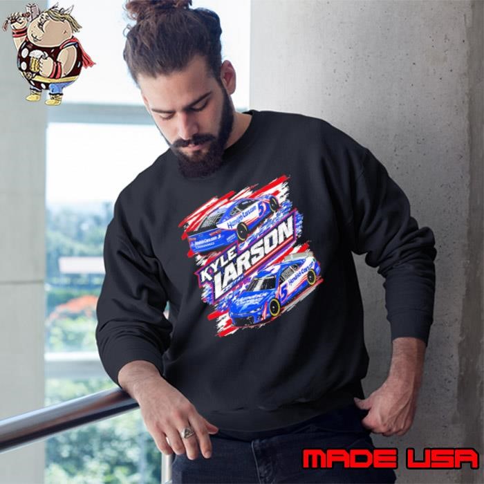 Kyle Larson American professional auto racing driver Stars & Stripes Sweatshirt