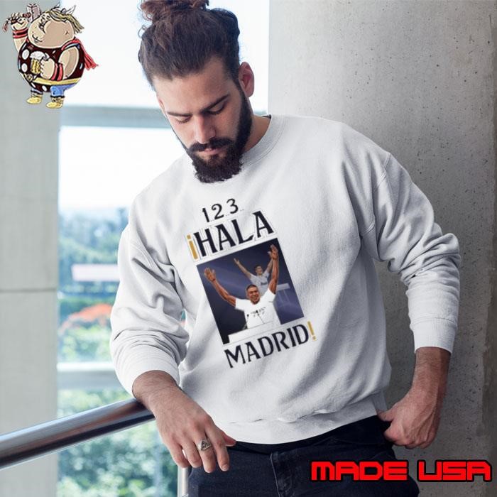 Kylian Mbappe 123 Hala Madrid Sweatshirt