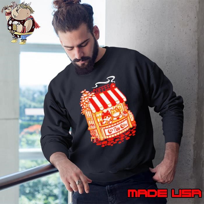 Lazy cafe cat nap cafe Sweatshirt