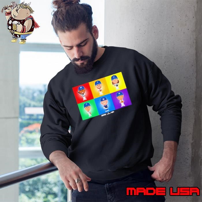 Los Angeles Baseball Rainbow Pride MLBPA Sweatshirt