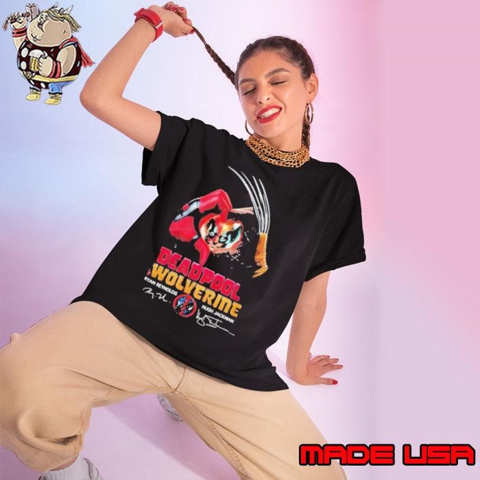 Marvel Studio Deadpool Wolverine X-Men Ladies tee