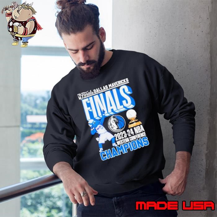 Mascot Dallas Mavericks Finals 2023-2024 NBA Western Conference Champions Sweatshirt
