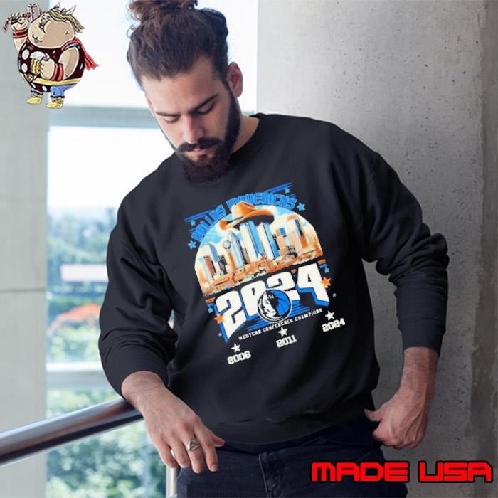 Mavericks 2024 Western Conference Finals Champions Sweatshirt