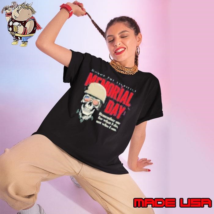 Memorial day Honor The Sacrifice Ladies tee