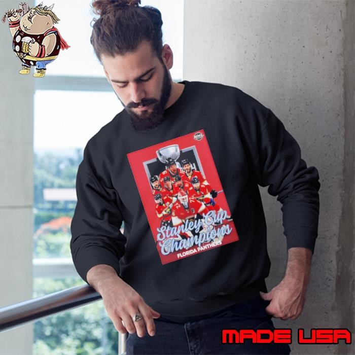 NHL Stanley Cup Champions 2024 Florida Panthers Poster Sweatshirt