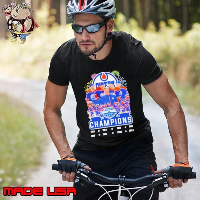 NHL Western Conference 2024 Champions Edmonton Oilers Team Unisex