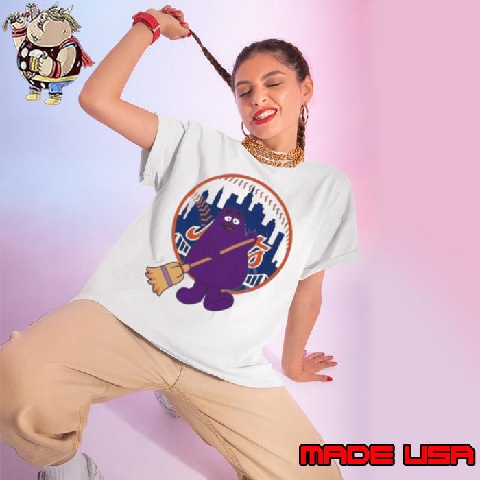New York Mets and Grimace Sweep LFGM Ladies tee