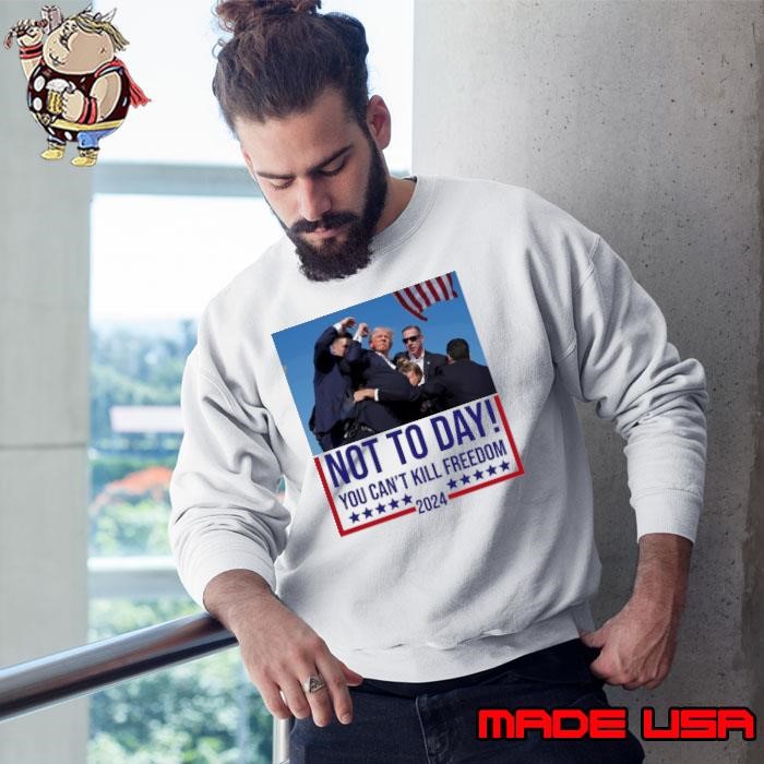 Not today you can't kill freedom stars election 2024 Sweatshirt