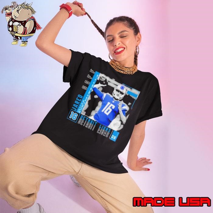 Official Jared goff American football quarterback the Detroit Lions Ladies tee