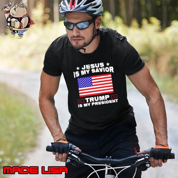 Official Jesus is My Savior Trump is My President Usa Flag Vote 2024 Unisex