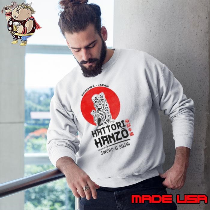 Okinawa Japan Hattori Hanzo Sword And Sushi Abel Sweatshirt