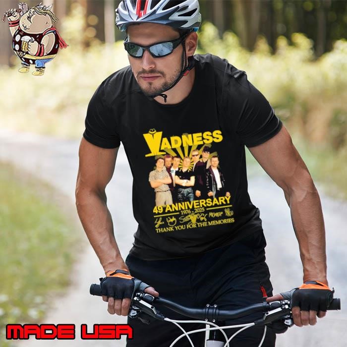 Original Madness 49th Anniversary 1976 2025 thank you signature for the memories Unisex