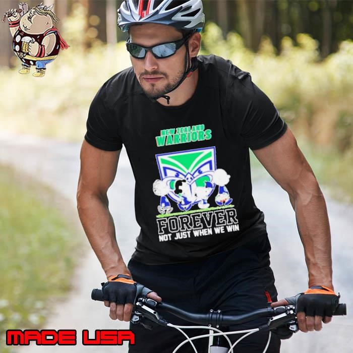 Peanuts Characters Walking New Zealand Warriors Forever Not Just When We Win Unisex