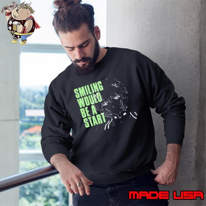 Pleasures Smiling Would Be A Start Sweatshirt