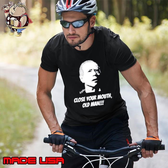 Rowdy-Made Just Keith Wearing Close Your Mouth Old Man By Keith Malinak Unisex