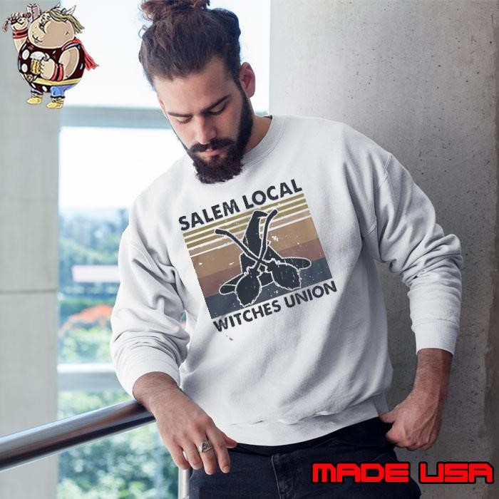 Salem Local Witches Union Vintage Retro Sweatshirt