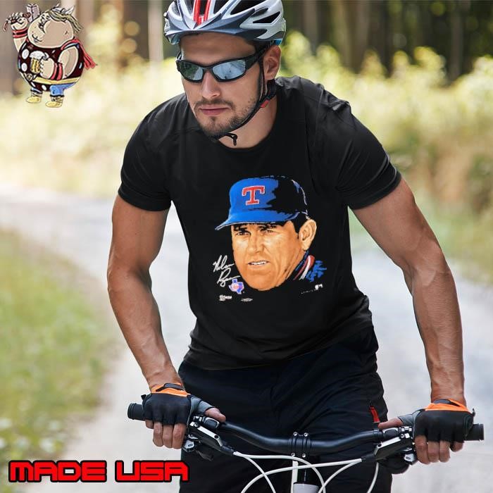 Salem Tag Texas Rangers Nolan Ryan big face signature vintage Unisex