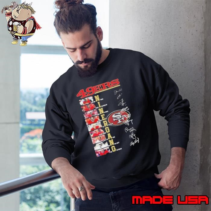 San Francisco 49ers Niner Gang Signatures Sweatshirt
