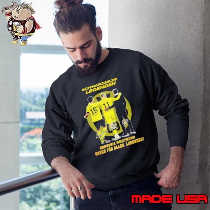 Schwarz Gelbe Legenden Borussia Dortmund Danke Für Alles, Legenden Signatures Sweatshirt