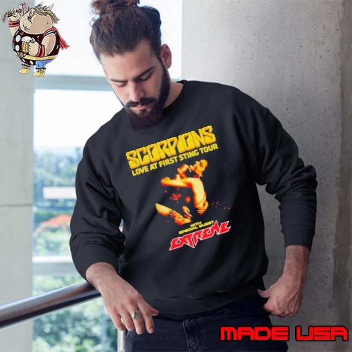 Scorpions Love At First Sting Tour 2024 With Special Guest Extreme Sweatshirt