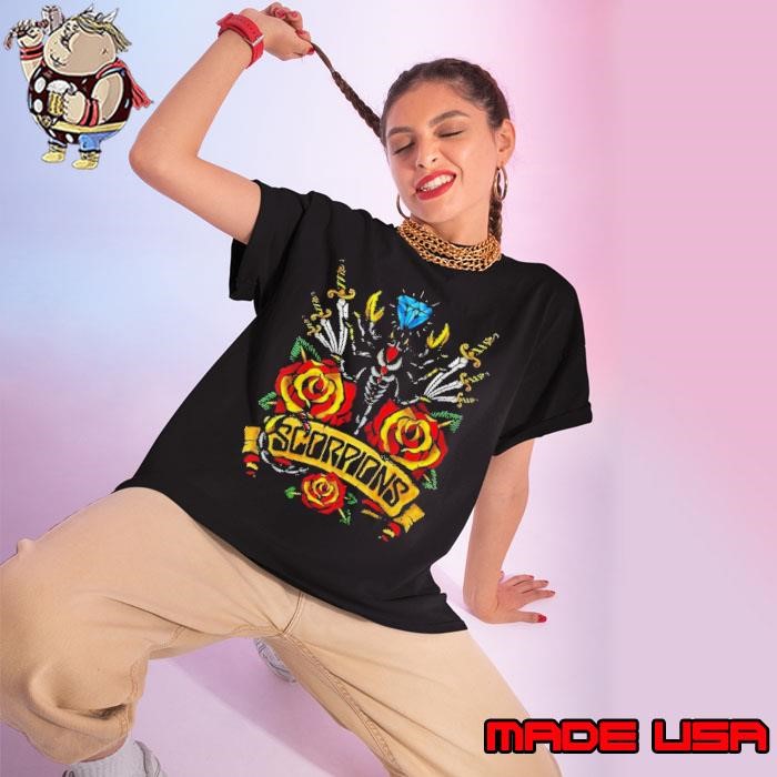 Scorpions traditional tattoo Ladies tee