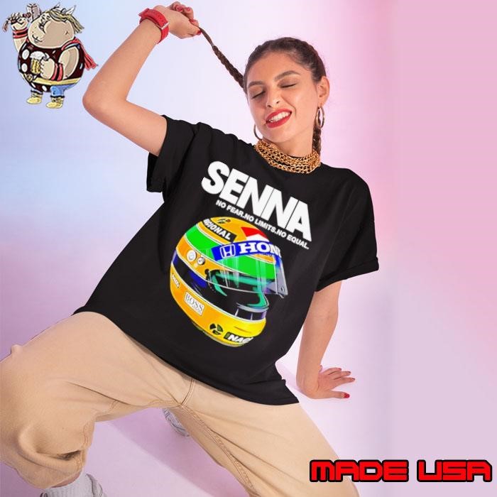 Senna no fear no limits no equal Ladies tee