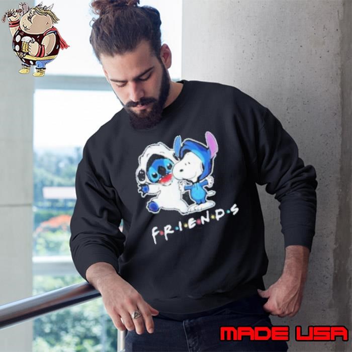 Stitch And Snoopy Peanuts Best Friends For Life Disney Fan Sweatshirt