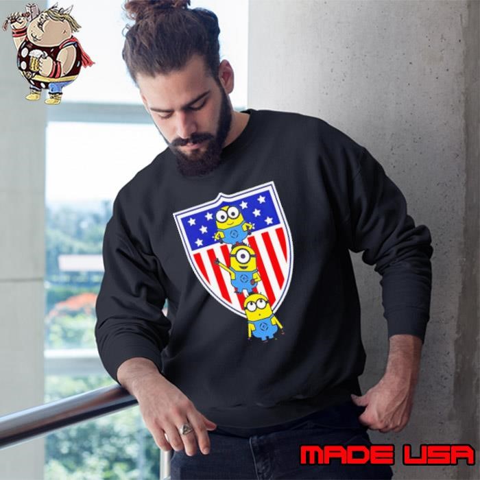 Team USA Unisex Minions Flag Logo Sweatshirt
