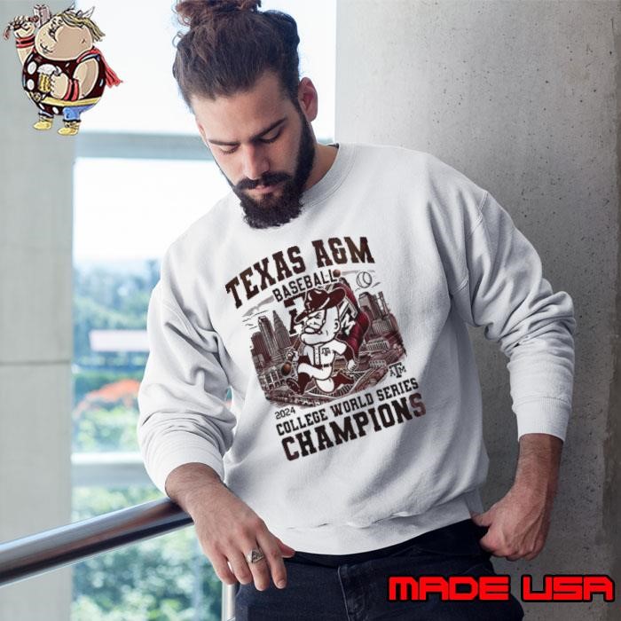 Texas A&M Aggies Baseball 2024 College World Series Champions Sweatshirt