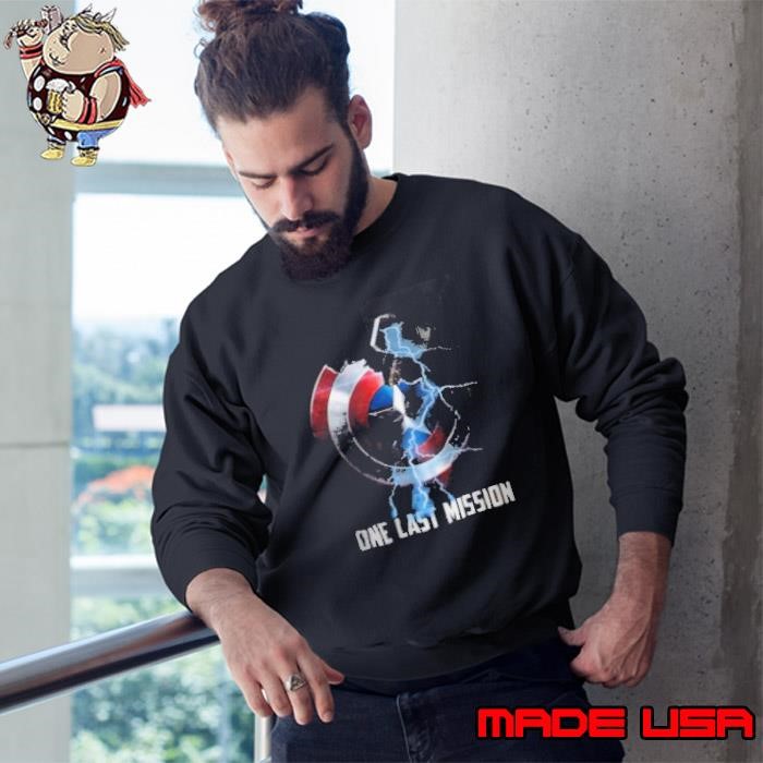 The Avengers Thor Hammer And Captain America’s Shield One Last Mission Sweatshirt
