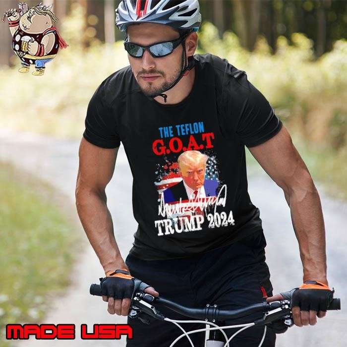 The Teflon Goat Trump 2024 Signature American flag Unisex