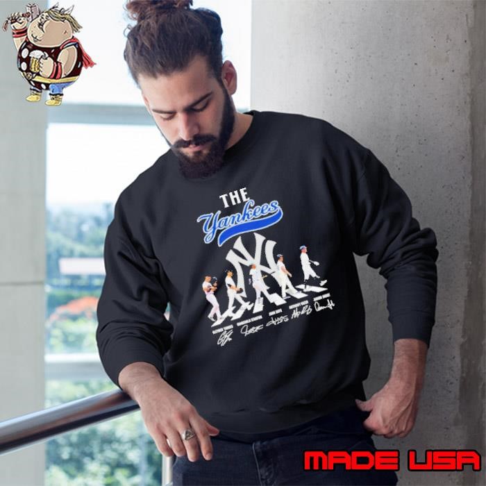 The Yankees Abbey Road Torres Stanton Soto Rizzo And Judge Signatures Sweatshirt