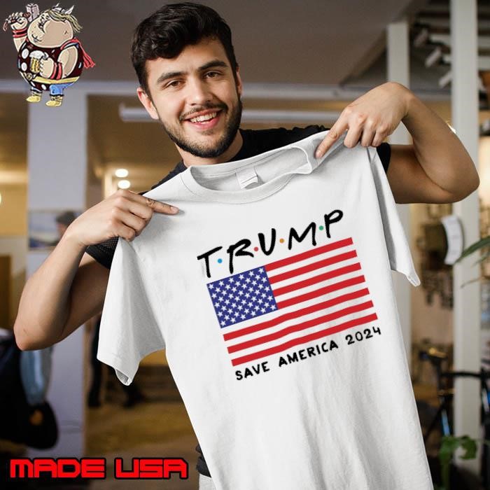 Trump Save America 2024 USA Flag 4th Of July Unisex