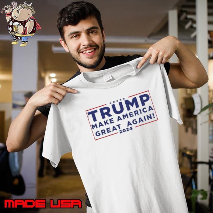 Trump make america great again 2024 stars usa flag Unisex
