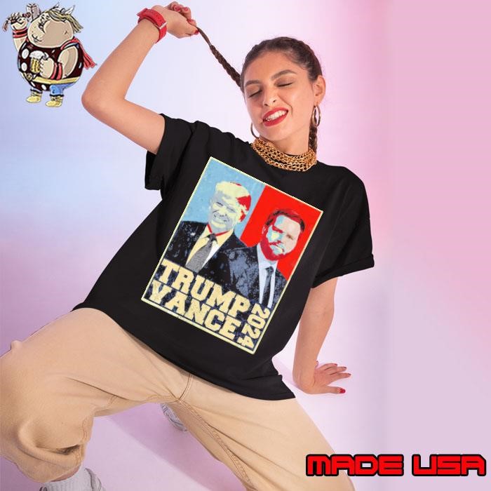 Trump vance 2024 president retro election Ladies tee