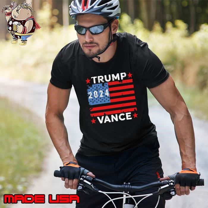 Trump vance american flag 2024 stars election Unisex