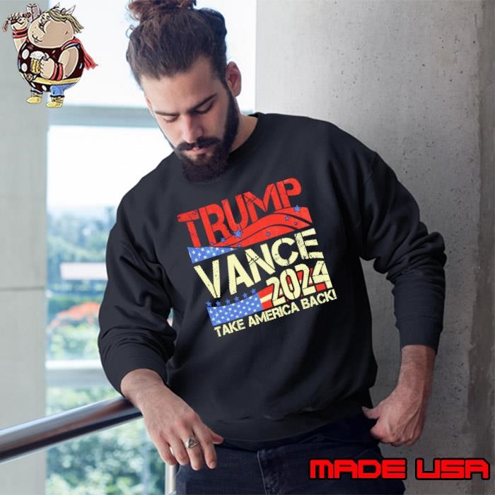 Trump vance take america back vintage Sweatshirt