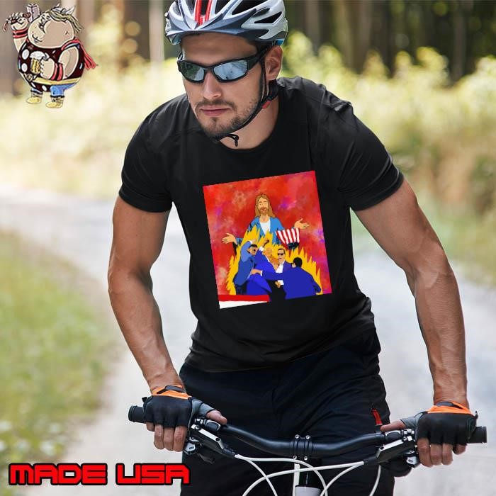 Trump with God to save America Unisex