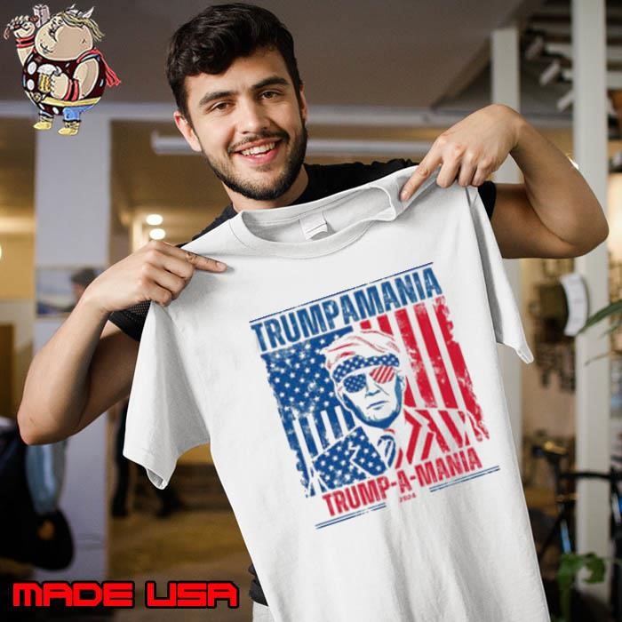 Trumpamania 2024 sunglasses american Flag election Unisex