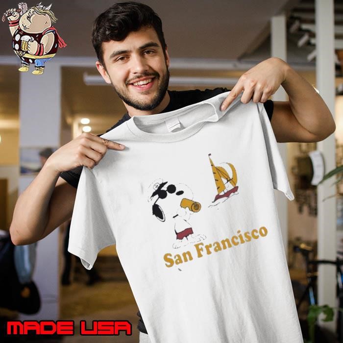 Vintage Peanuts Joe Cool Snoopy San Francisco Unisex